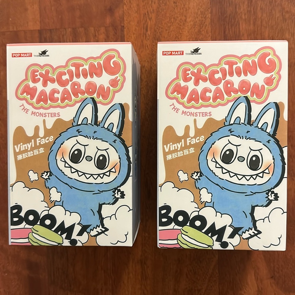 Two Sealed Labubu Exciting Macaron